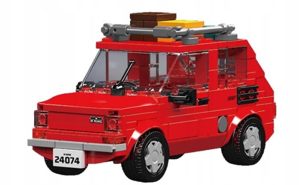 KLOCKI MOULD KING 24074 SAMOCHÓD FIAT 126P | 383 EL.