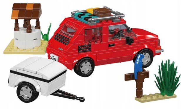 KLOCKI MOULD KING 24074 SAMOCHÓD FIAT 126P | 383 EL.