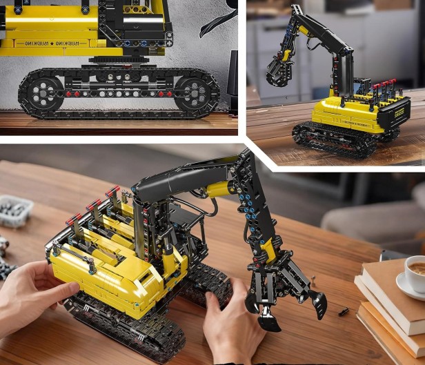 KLOCKI MOULD KING 17077 HYDRAULICZNY CHWYTAK HYDRAULIC LOG GRAPPLE | 866 EL.