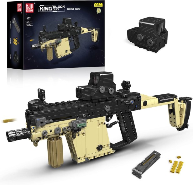 KLOCKI MOULD KING 14031 PISTOLET MASZYNOWY KRISS VECTOR | 1558 EL.