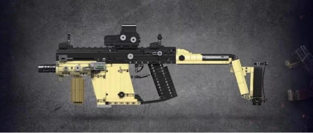 KLOCKI MOULD KING 14031 PISTOLET MASZYNOWY KRISS VECTOR | 1558 EL.