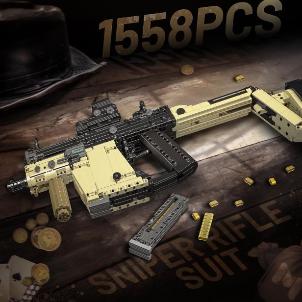 KLOCKI MOULD KING 14031 PISTOLET MASZYNOWY KRISS VECTOR | 1558 EL.