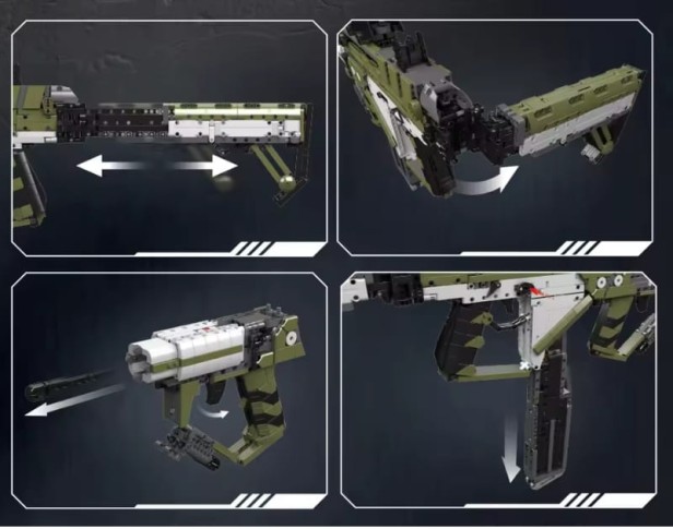 KLOCKI MOULD KING 14032 KARABIN DY-01 ASSAULT RIFLE | 2848 EL.
