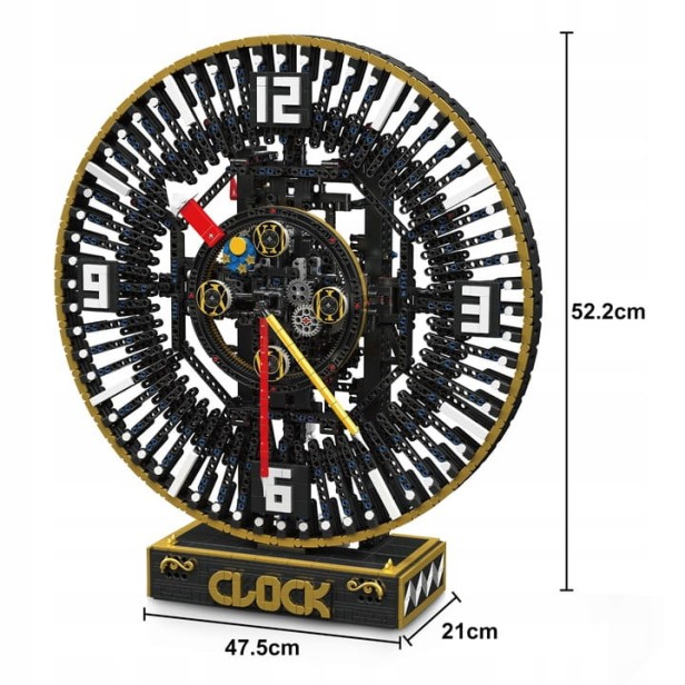Klocki Mould King 10160 Zegar Mechaniczny Steampunk Grand Clock | 3675 el.