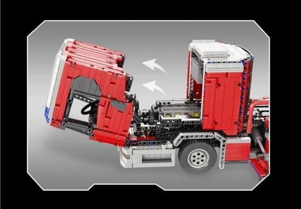 Klocki Mould King 17022 Wóz Strażacki Fire Engine | 4886 el.