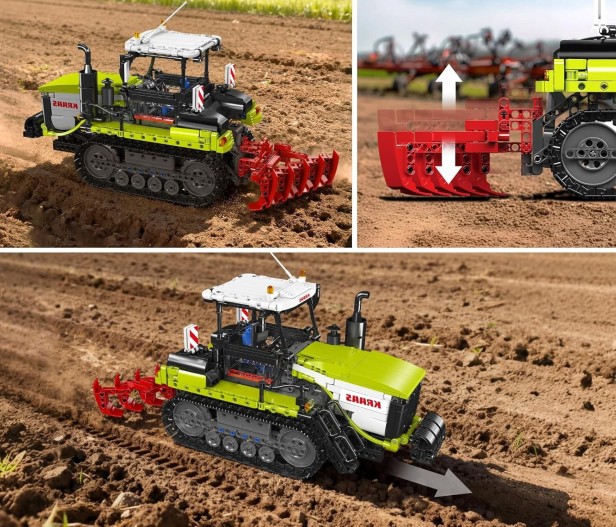 Klocki Mould King 17093 Traktor Gąsiennicowy Crawler Tractor | 1357 el.