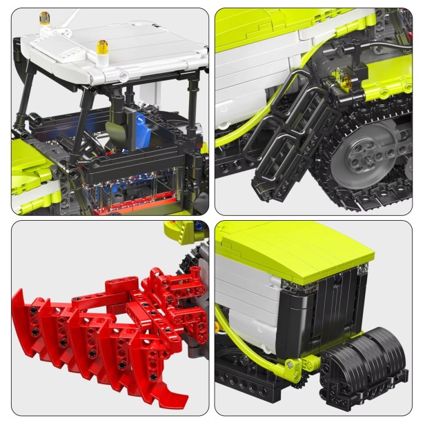 Klocki Mould King 17093 Traktor Gąsiennicowy Crawler Tractor | 1357 el.