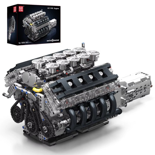 Klocki Mould King 10250 Silnik Lexus LR V10 Engine &amp; Gearbox | 1834 el.