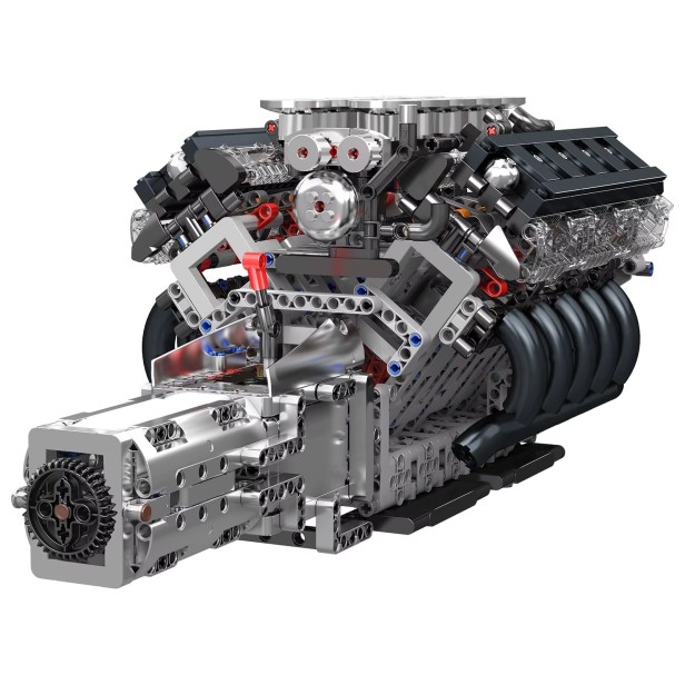 Klocki Mould King 10250 Silnik Lexus LR V10 Engine &amp; Gearbox | 1834 el.