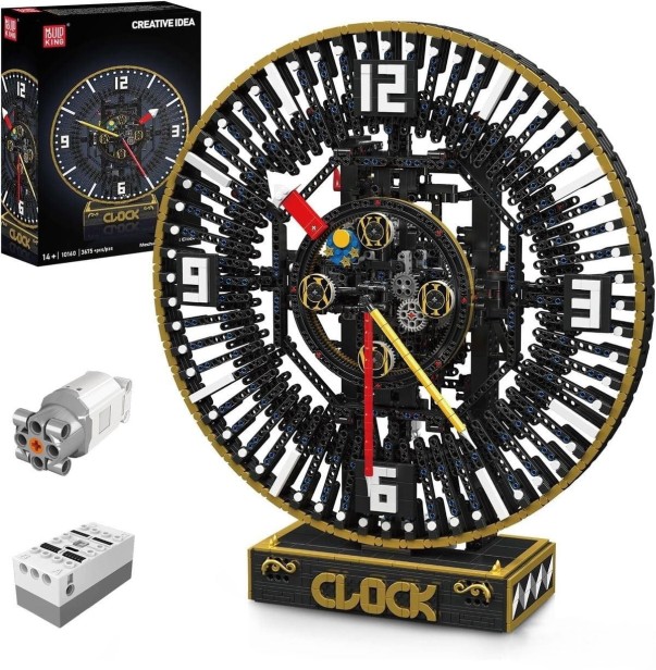 Klocki Mould King 10160 Zegar Mechaniczny Steampunk Grand Clock | 3675 el.