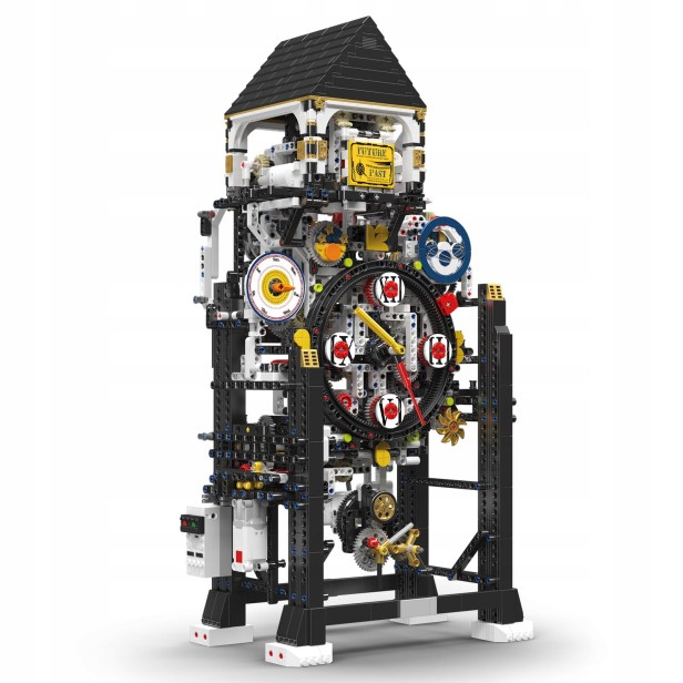 Klocki Mould King 10159 Zegar Mechaniczny Cyberpunk Clock | 3181 el.