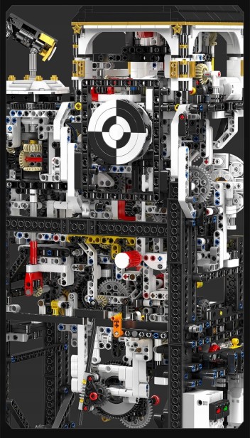 Klocki Mould King 10159 Zegar Mechaniczny Cyberpunk Clock | 3181 el.