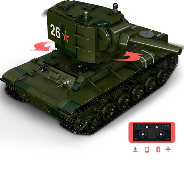 Klocki Mould King 20026 Czołg KV-2 Zdalnie Sterowany | 961 el.
