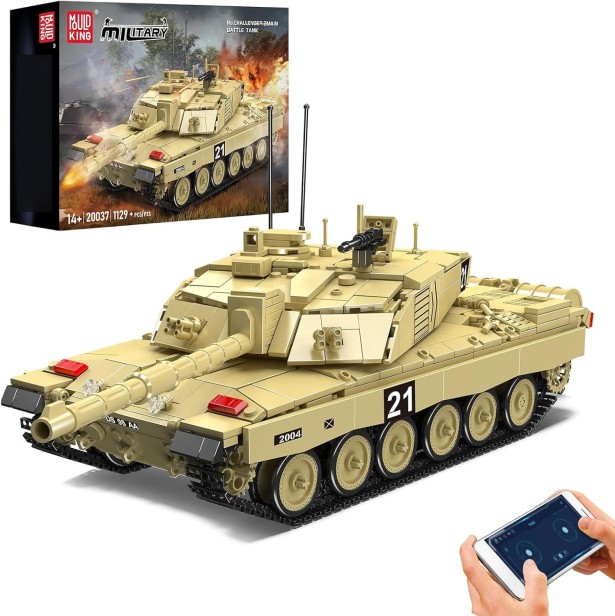 Klocki Mould King 20037 Czołg Challenger 2 Zdalnie Sterowany | 1129 el.