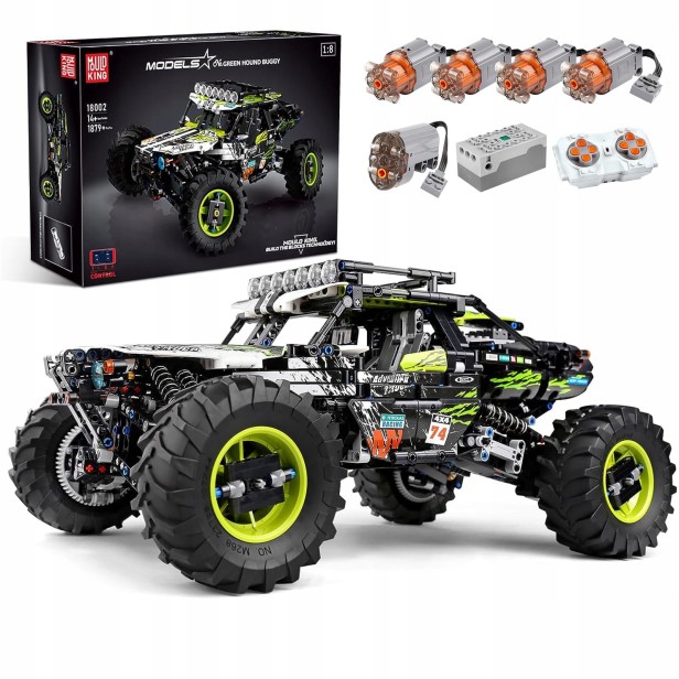 MOULD KING TECHNIC 18002 GREEN HOUND | 1890 EL.