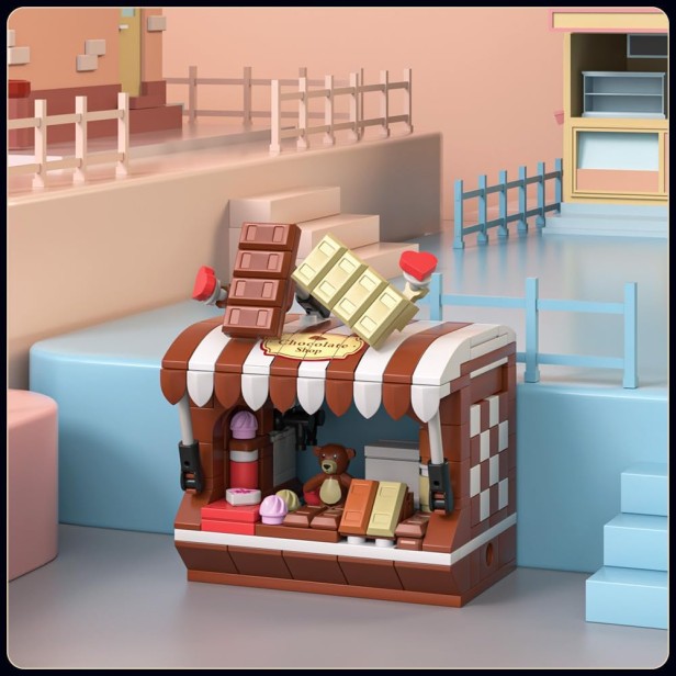 MOULD KING 24027 SKLEP CHOCO SHOP | 255 EL.