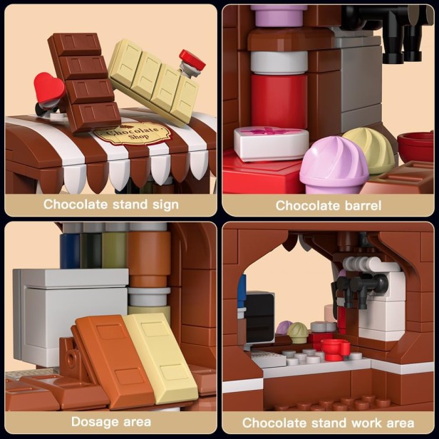 MOULD KING 24027 SKLEP CHOCO SHOP | 255 EL.