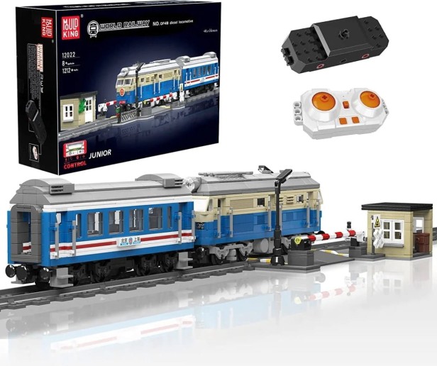 MOULD KING 12022 POCIĄG DF4B DIESEL LOCOMOTIVE | 1212 EL.