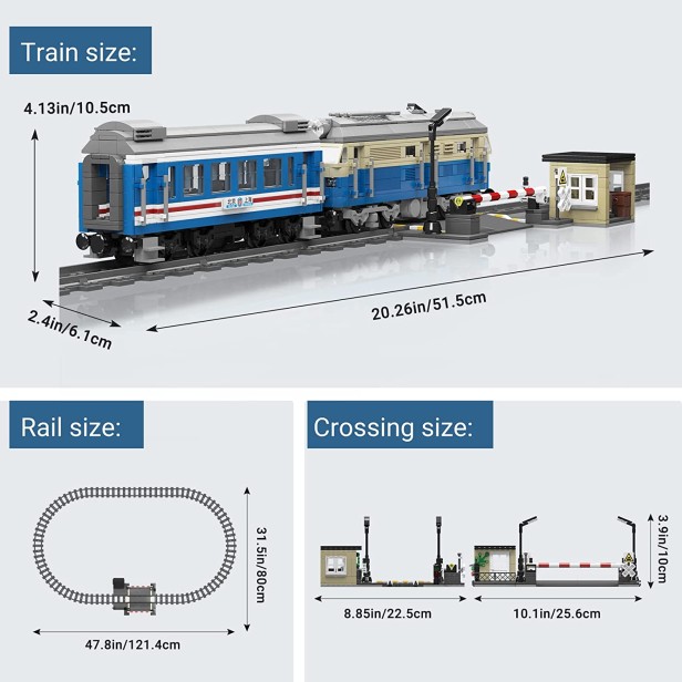 MOULD KING 12022 POCIĄG DF4B DIESEL LOCOMOTIVE | 1212 EL.