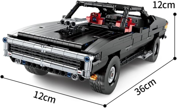 MOULD KING 13081 SAMOCHÓD MUSCLE CAR | 1098 EL.