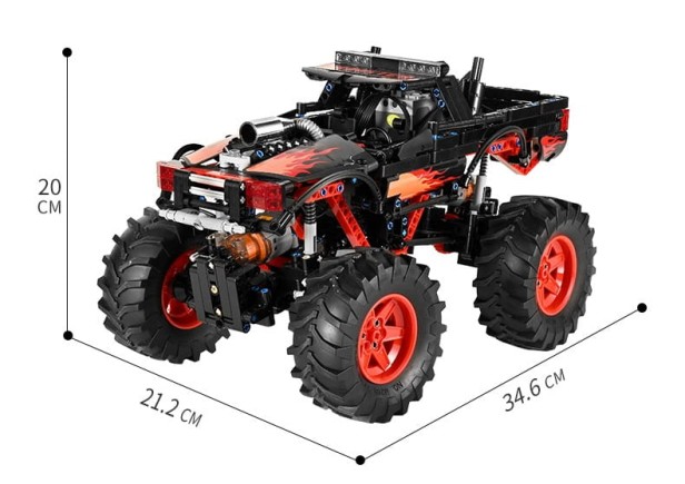 MOULD KING 18008 FLAME MONSTER | 889 EL.