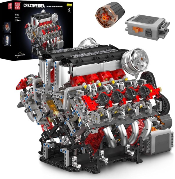 MOULD KING 10130 SILNIK F488 V8 ENGINE | 2718 EL.