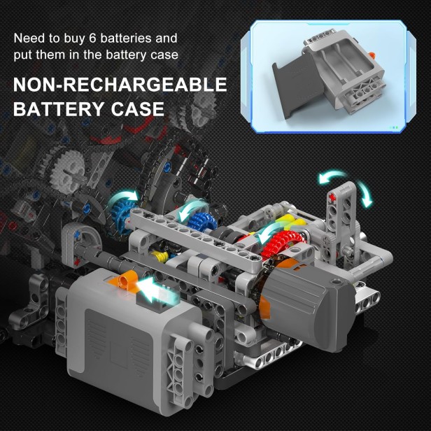 MOULD KING 10130 SILNIK F488 V8 ENGINE | 2718 EL.