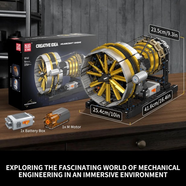 MOULD KING 10141 SILNIK AIRCRAFT ENGINE | 2256 EL.