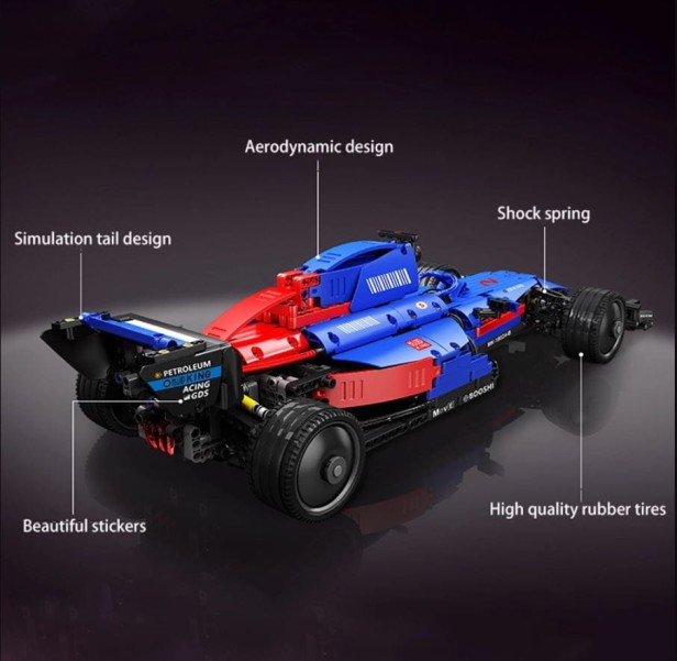 MOULD KING 18024B F1 THUNDER FURIOUS | 1065 EL.