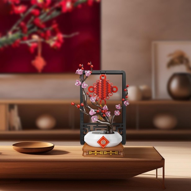 MOULD KING 10014 KWIATEK PLUM CHINESE KNOT | 1087 EL.