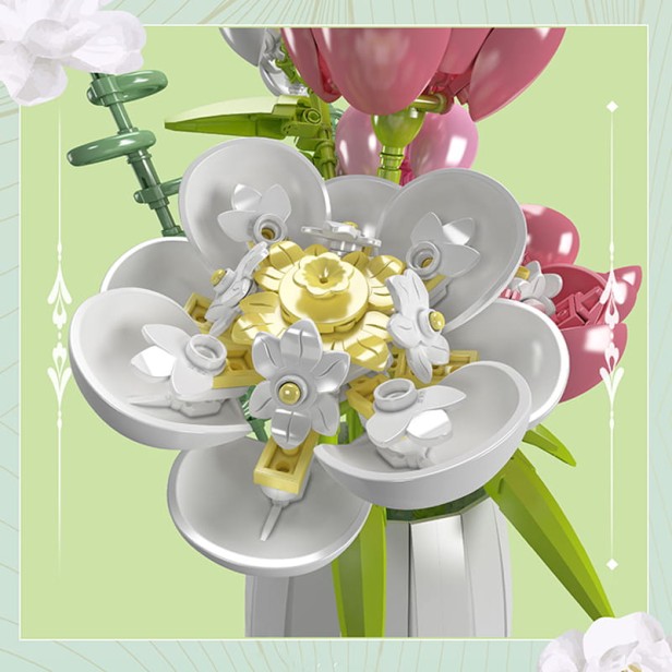 MOULD KING 10059 KWIATEK PEONY FLOWER | 866 EL.