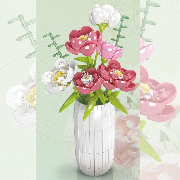 MOULD KING 10059 KWIATEK PEONY FLOWER | 866 EL.