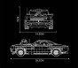 MOULD KING 10028 SAMOCHÓD CHARGER MUSCLE CAR | 1439 EL.
