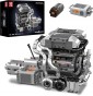 KLOCKI MOULD KING 10201 SILNIK BUGATTI W16 ENGINE &amp; GERABOX | 2024 EL.