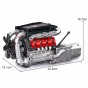 KLOCKI MOULD KING 10203 SILNIK MERCEDES-BENZ V8 ENGINE &amp; GEARBOX | 1169 EL.