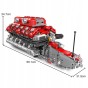 KLOCKI MOULD KING 10169 SILNIK FERRARI 812 SUPERFAST &amp; GEARBOX | 3472 EL.