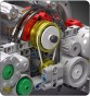 KLOCKI MOULD KING 10193 SILNIK PORSHE BOXER FLAT-6 ENGINE | 609 EL.