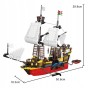 KLOCKI MOULD KING 10137 STATEK PIRACKI REDBEARD'S REVENGE | 928 EL.