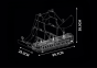 Klocki Mould King 13192 Statek Fregata Imperial Star Destroyer | 3580 el.
