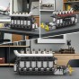 Klocki Mould King 10209 Silnik Lotniskowca Sześciocylindrowy | 3222 el.