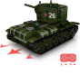 Klocki Mould King 20026 Czołg KV-2 Zdalnie Sterowany | 961 el.