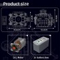 MOULD KING 10171 SILNIK LSX454 V8 ENGINE | 487 EL.