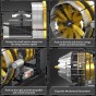 MOULD KING 10141 SILNIK AIRCRAFT ENGINE | 2256 EL.